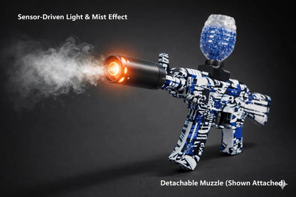AK-47 Mini Electric Gel Blaster Toy with Rechargeable Battery & Water Gel Beads for Outdoor Play