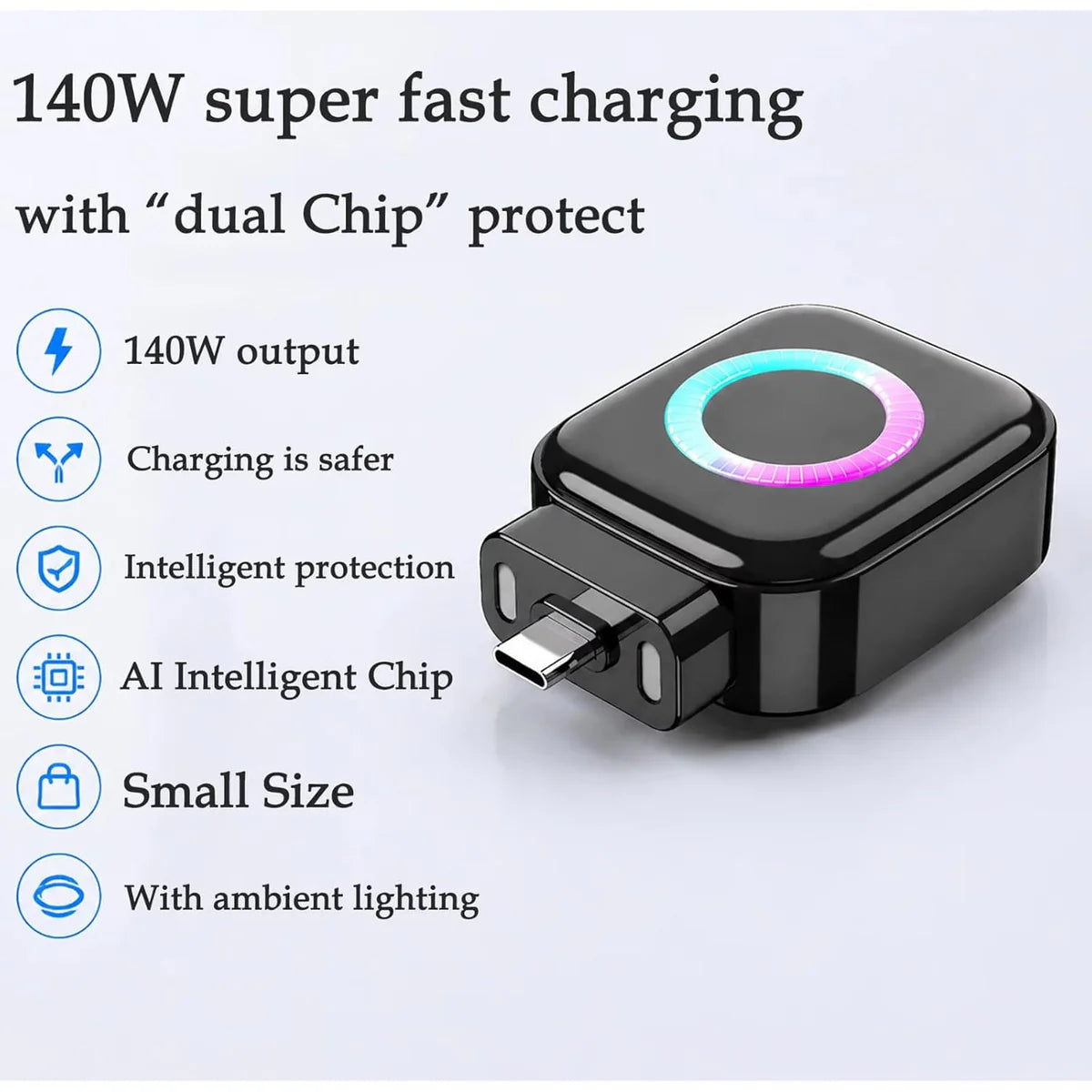 Auto Eject Charging Separator USB Type-C Fast Charging Battery Protector